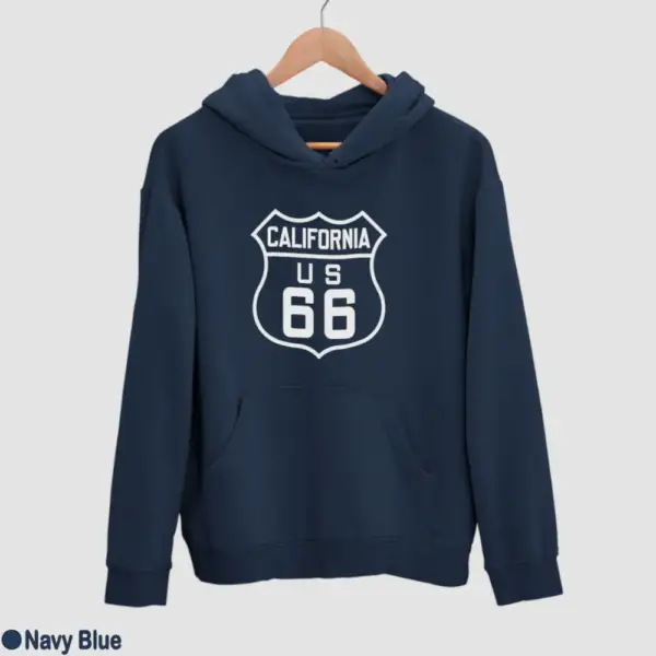 US 66 California Men's Hoodie - Image 12