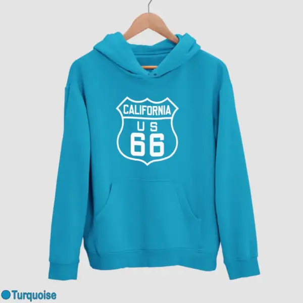 US 66 California Men's Hoodie - Image 17