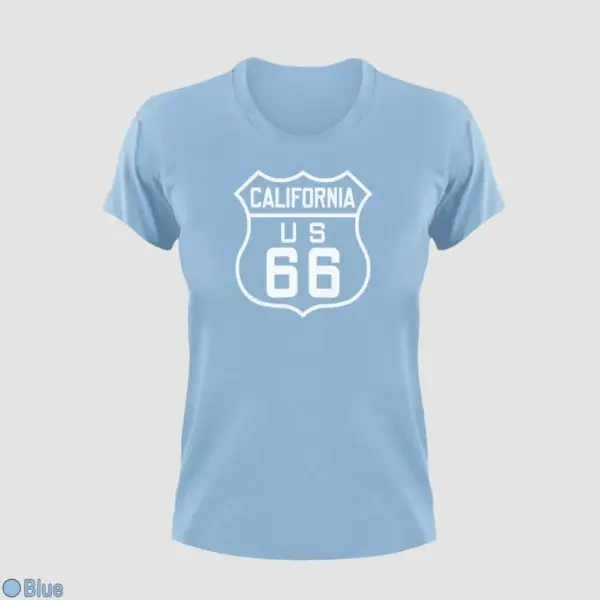 US 66 California Women's T-Shirt - Image 4