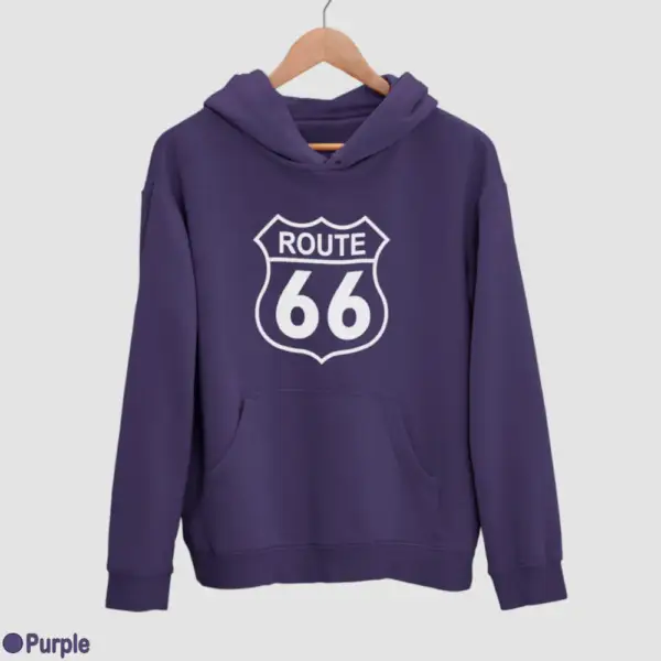 US Route 66 Men's Hoodie - Image 15