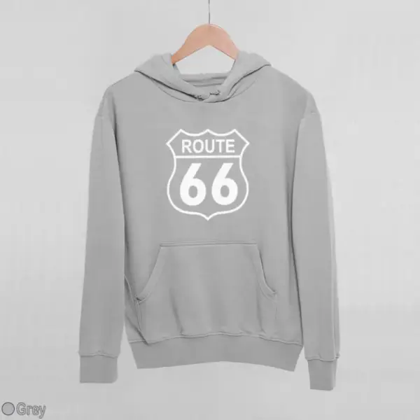 US Route 66 Women's Hoodie - Image 8