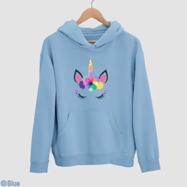 Unicorn Kawaii Men's Hoodie - Image 3