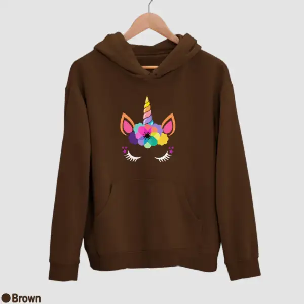 Unicorn Kawaii Men's Hoodie - Image 4
