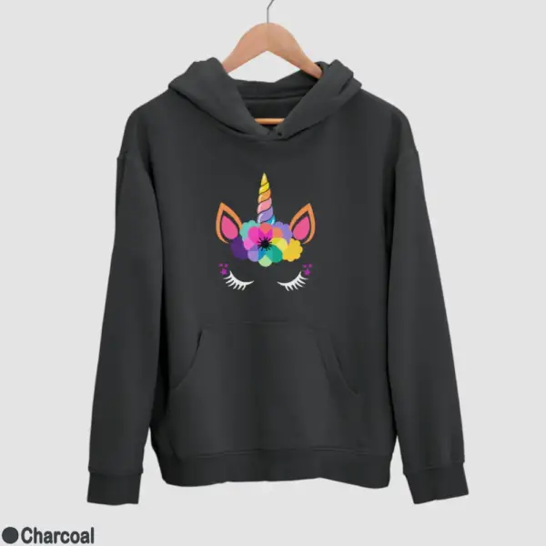 Unicorn Kawaii Men's Hoodie - Image 7