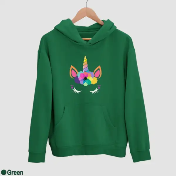 Unicorn Kawaii Men's Hoodie - Image 8