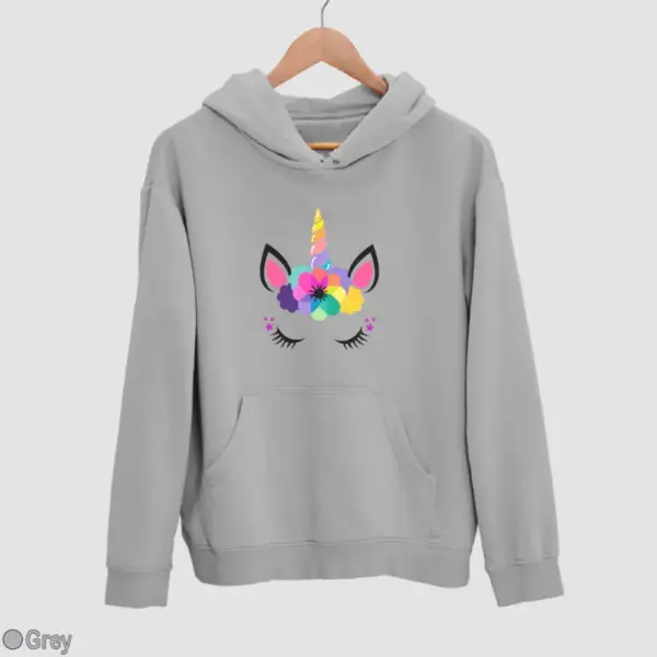 Unicorn Kawaii Men's Hoodie - Image 9