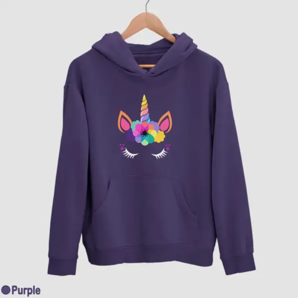 Unicorn Kawaii Men's Hoodie - Image 16