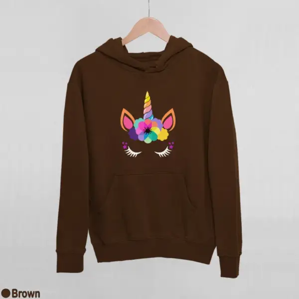 Unicorn Kawaii Women's Hoodie - Image 4