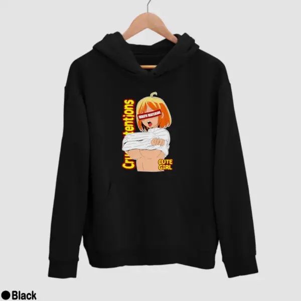 Waifu Material Cute Girl Men's Hoodie - Image 2