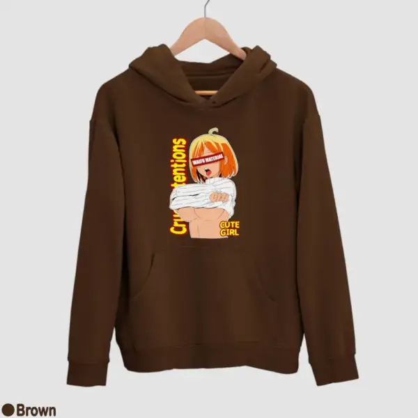 Waifu Material Cute Girl Men's Hoodie - Image 4