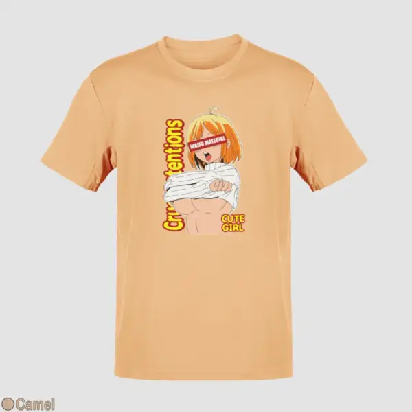 Waifu Material Cute Girl Men's T-Shirt - Image 6