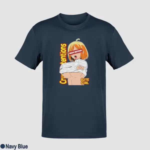 Waifu Material Cute Girl Men's T-Shirt - Image 11