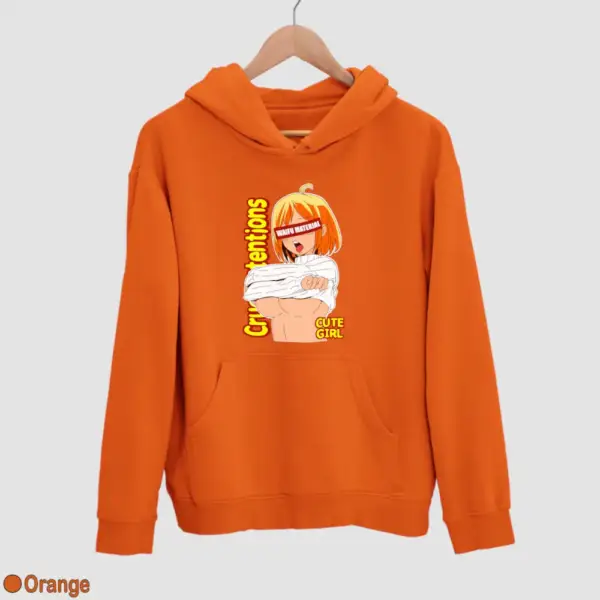 Waifu Material Cute Girl Men's Hoodie - Image 12