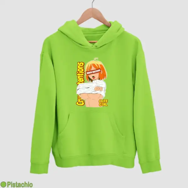 Waifu Material Cute Girl Men's Hoodie - Image 14