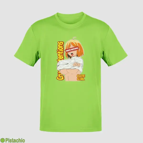 Waifu Material Cute Girl Men's T-Shirt - Image 14