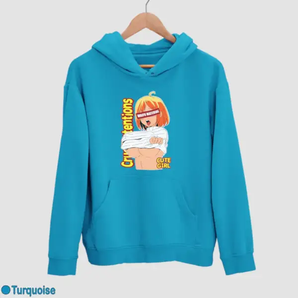 Waifu Material Cute Girl Men's Hoodie - Image 17