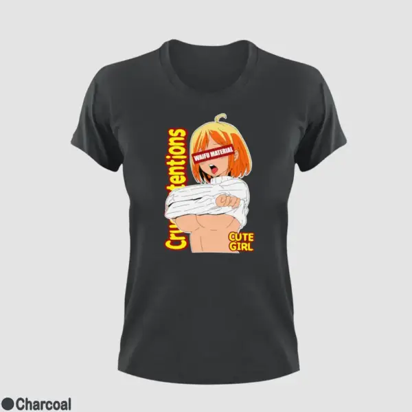 Waifu Material Cute Girl Women's T-Shirt - Image 5