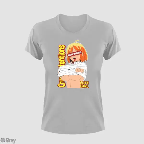 Waifu Material Cute Girl Women's T-Shirt - Image 7