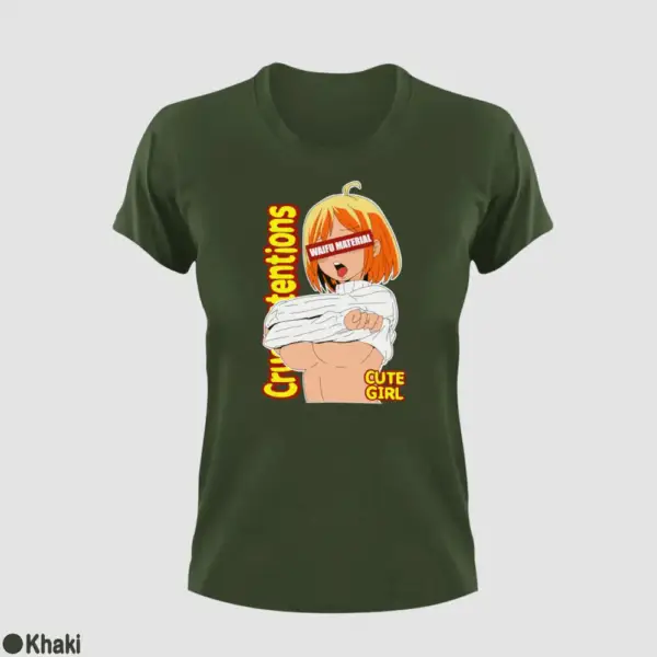 Waifu Material Cute Girl Women's T-Shirt - Image 8