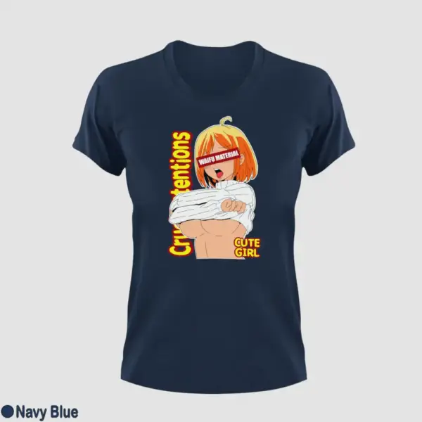 Waifu Material Cute Girl Women's T-Shirt - Image 9