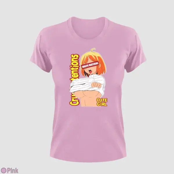 Waifu Material Cute Girl Women's T-Shirt - Image 10