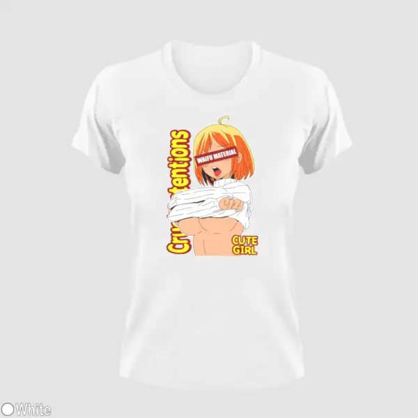 Waifu Material Cute Girl Women's T-Shirt - Image 14