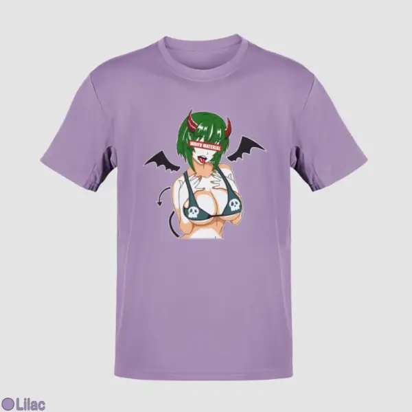 Waifu Material Evil Girl Men's T-Shirt - Image 11