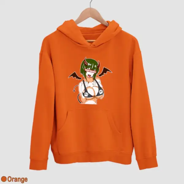 Waifu Material Evil Girl Men's Hoodie