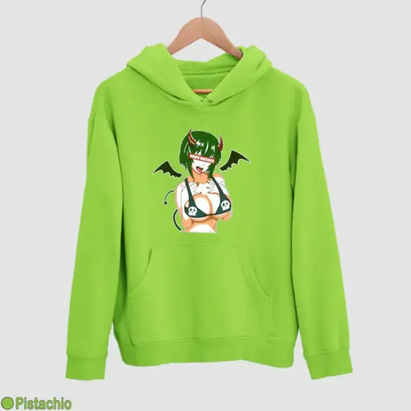 Waifu Material Evil Girl Men's Hoodie - Image 14