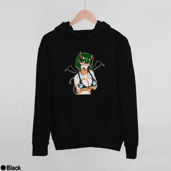 Waifu Material Evil Girl Women's Hoodie - Image 2