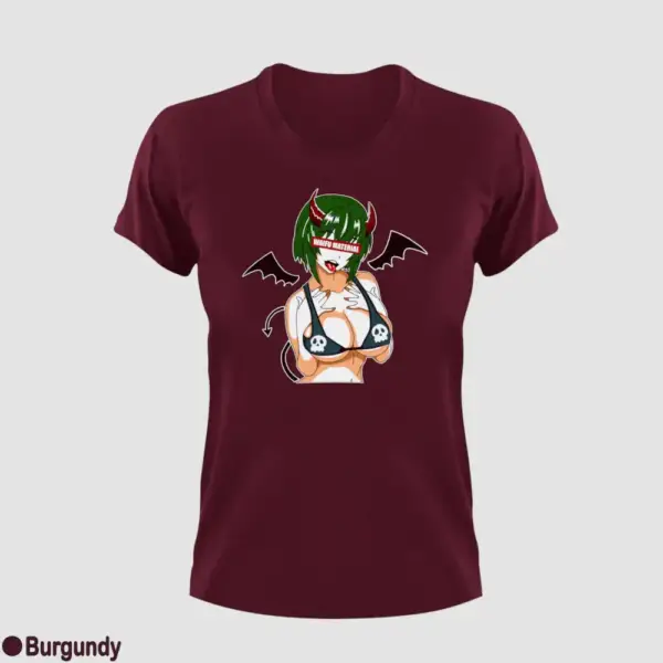 Waifu Material Evil Girl Women's T-Shirt - Image 5