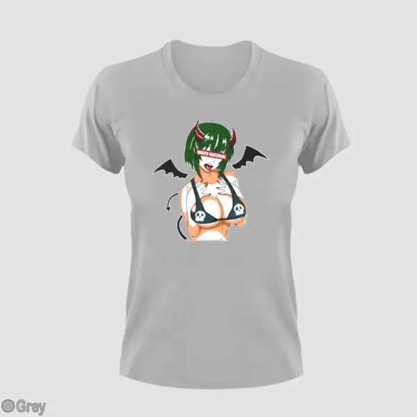 Waifu Material Evil Girl Women's T-Shirt - Image 7