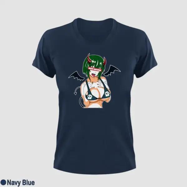 Waifu Material Evil Girl Women's T-Shirt - Image 9