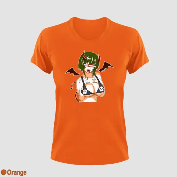 Waifu Material Evil Girl Women's T-Shirt - Image 10