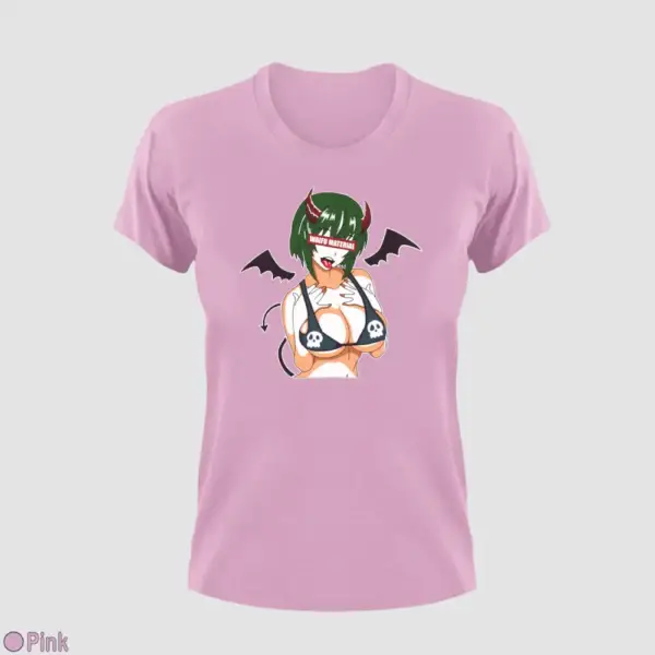 Waifu Material Evil Girl Women's T-Shirt - Image 11
