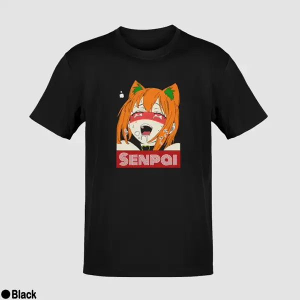 Waifu Material Senpai Girl Men's T-Shirt - Image 2