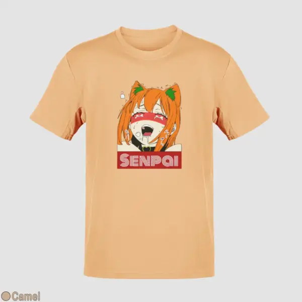 Waifu Material Senpai Girl Men's T-Shirt - Image 6