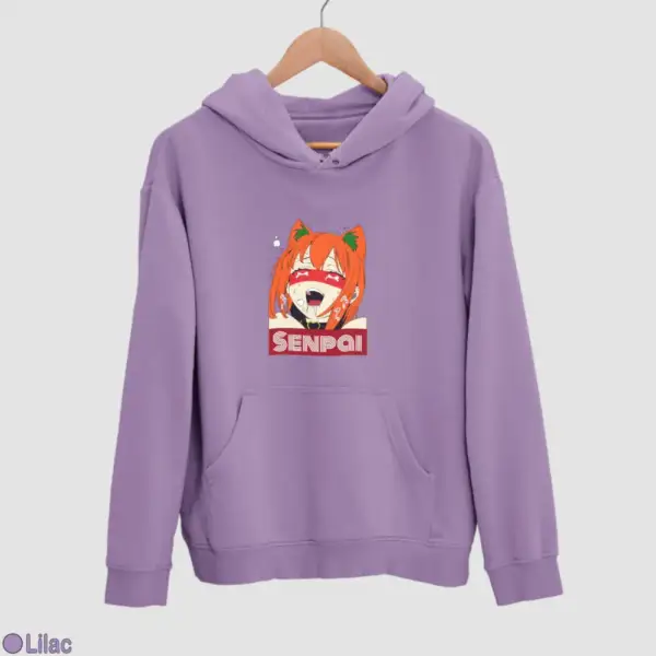 Waifu Material Senpai Girl Men's Hoodie - Image 10
