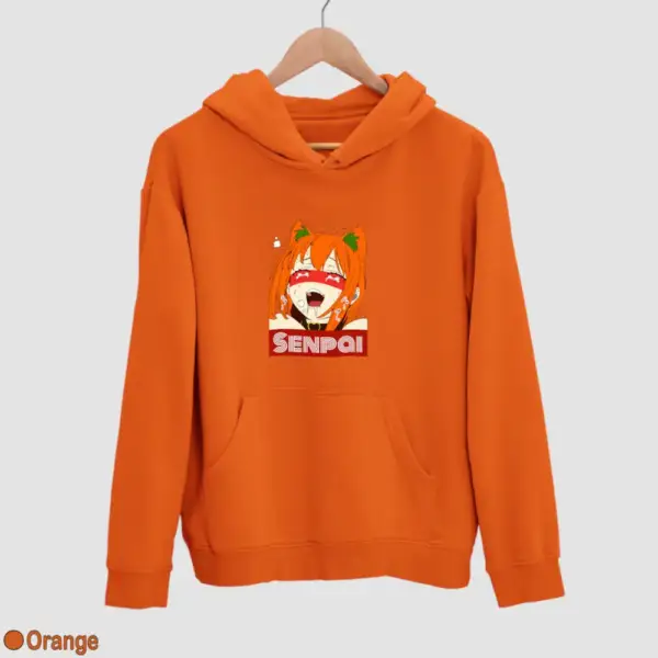 Waifu Material Senpai Girl Men's Hoodie - Image 12