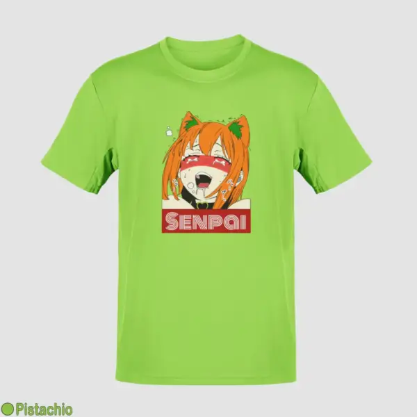 Waifu Material Senpai Girl Men's T-Shirt - Image 14