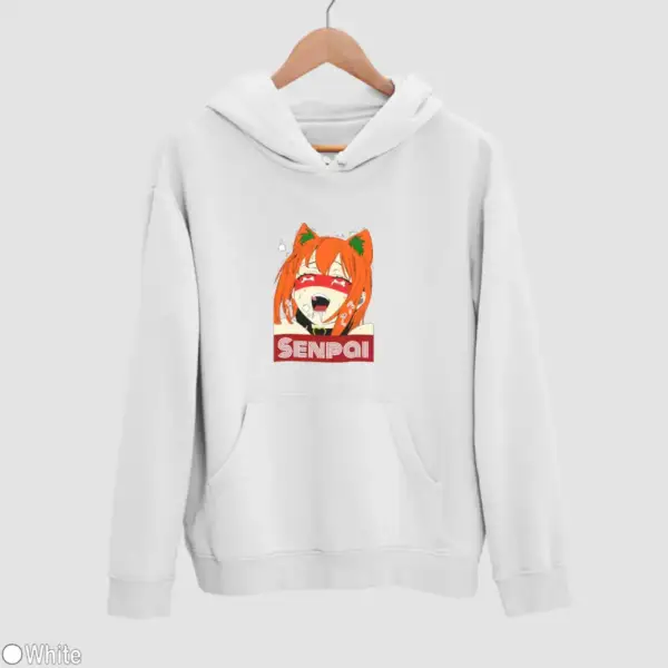 Waifu Material Senpai Girl Men's Hoodie - Image 18