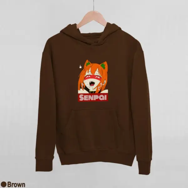 Waifu Material Senpai Girl Women's Hoodie - Image 4