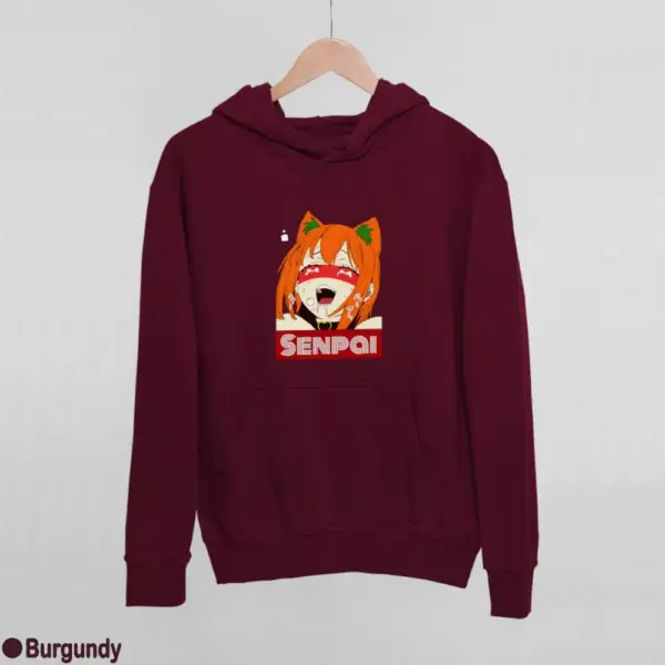Waifu Material Senpai Girl Women's Hoodie - Image 5