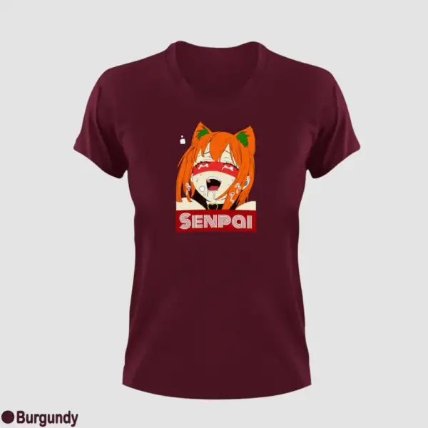 Waifu Material Senpai Girl Women's T-Shirt - Image 5