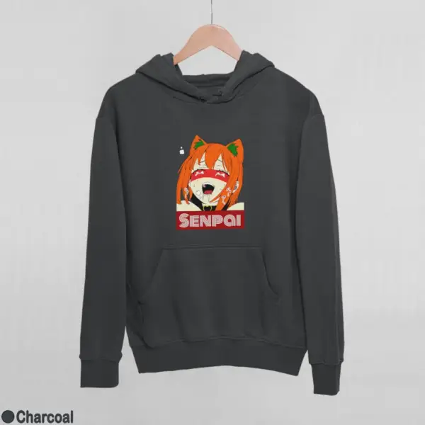 Waifu Material Senpai Girl Women's Hoodie - Image 6