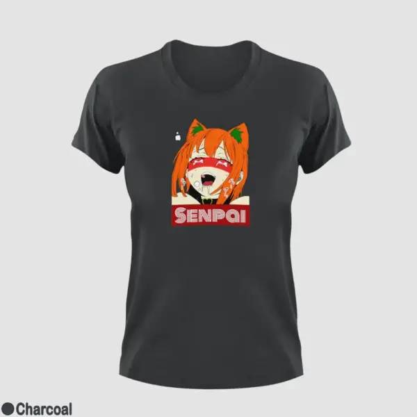 Waifu Material Senpai Girl Women's T-Shirt - Image 6