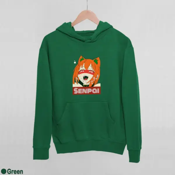 Waifu Material Senpai Girl Women's Hoodie - Image 7
