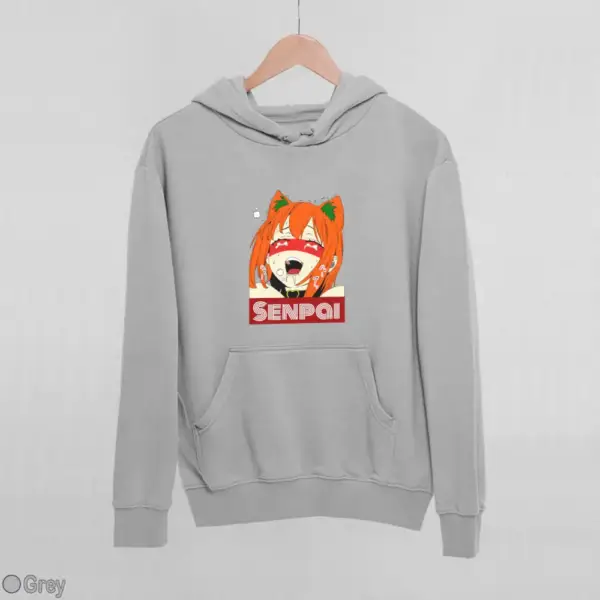 Waifu Material Senpai Girl Women's Hoodie - Image 8