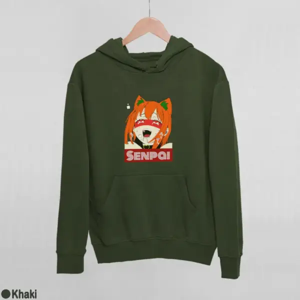 Waifu Material Senpai Girl Women's Hoodie - Image 9