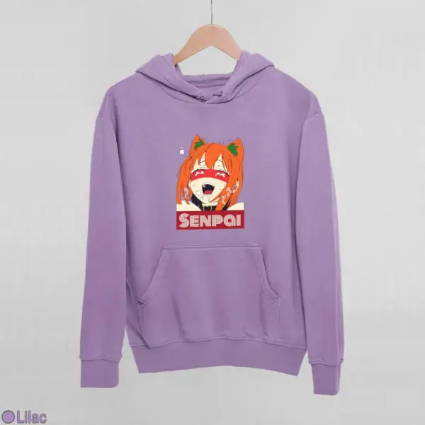 Waifu Material Senpai Girl Women's Hoodie - Image 10
